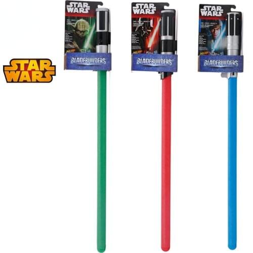 Hasbro Star Wars Lightsaber Darth Vader Luke Skywalker Yoda Light Saber No Flashing Cosplay Peripheral Props Toys Kids Gift