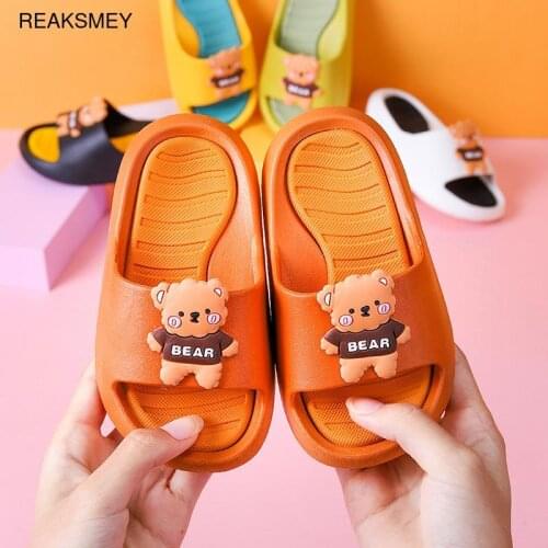 Childrens Slippers Summer cartoon Non-slip Wear Shoes For Boys Girls At Home Indoor Outdoor Baby In Kindergarten Kids Slippers