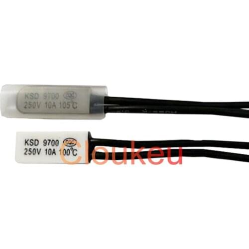 Temperature switch protector KSD9700 10A 250V 40/45/50/55/60/65/70/75/80/85/90/95/100/105/110/115/120/125/130/135/140/145/150C