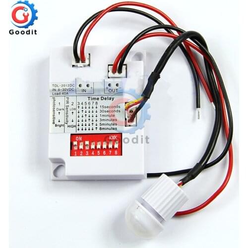 12V 24V 7-10M PIR Motion Sensor Switch IR Infrared Human Body Induction Sensor Detector Switch for LED Light Corridor Aisle Home