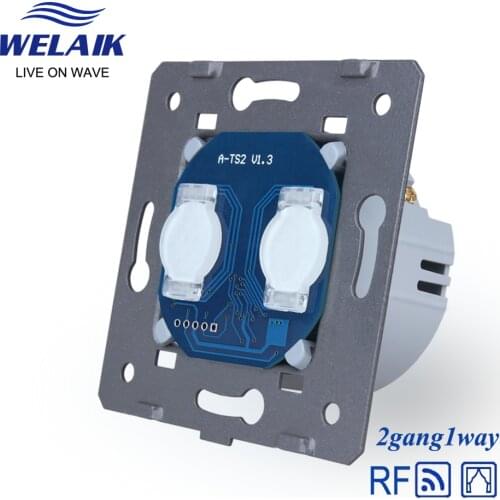 WELAIK EU RF Remote Control Curtain Blinds-Wall Touch-Switch -DIY Parts 220V A923CL