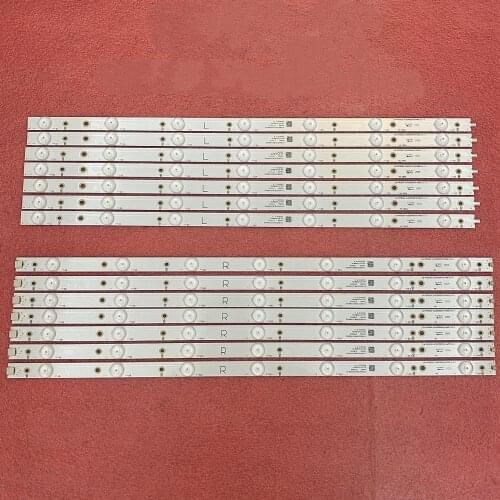 14pcs LED backlight strip for Ph ilps 55"TV 55PFF5701/T3 LB55072 55PUS6501/12 TPT550U2 EQLSHA.G GJ-2K16-550-D714-V4-L TPT550J1