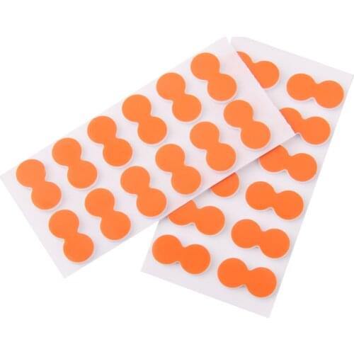 24 Pieces Orange Foam Pinch On Strike Indicators Floating Fly Fishing Accessory for Fishermen