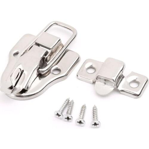 28EB Vintage Toolbox Lock Antique Metal Buckle Suitcase Case Toggle Lock Hasp Latch Furniture Hardware