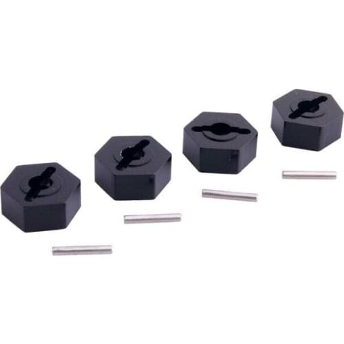 4 Pcs HSP 286042(86065) 1/16 Scale RC Monster Truck Aluminum Alloy Wheel Hub Hex Adapter 5mm Fit for 94186 94186Pro 94286