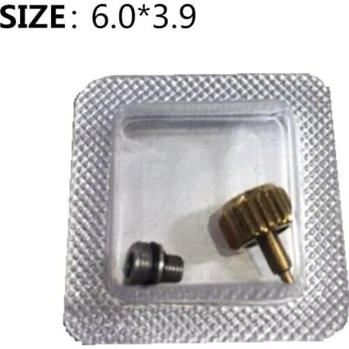 Watch head accessories ETA3135 movement accessories mens thin tube head all steel mechanical head crown time button