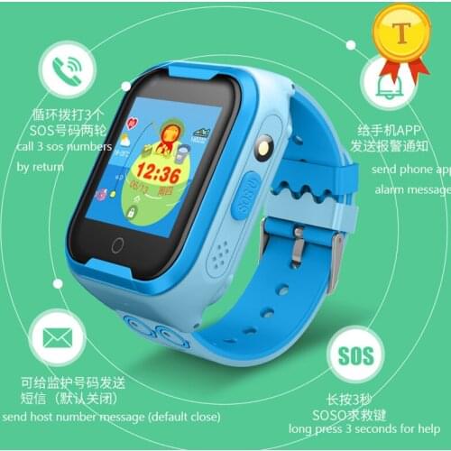 2019 Baby Waterproof GPS Tracker Kid Wrist Smart Watch boys girl kids colorful lovely smartwatch for kids sos wifi lbs gps watch
