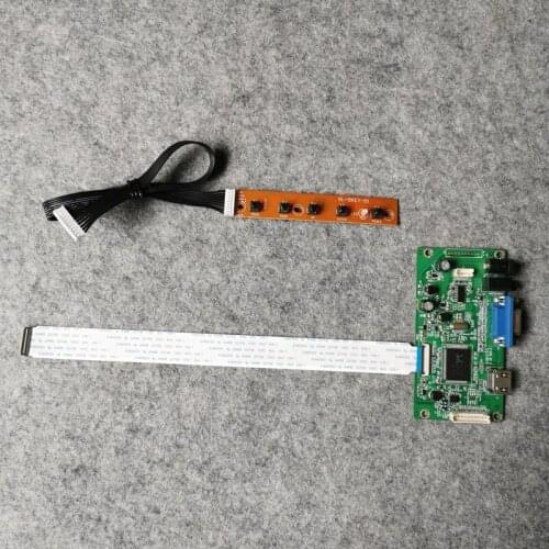 DIY kit 1920*1080 Fit LP140WF8/LP140WF9/LP140WFA LCD screen WLED +VGA panel drive board card laptops 30 Pin eDP