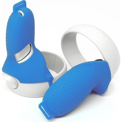 VR Controller Silicone Protective Case for Oculus Quest 2 VR Glasses Handle Skin Cover Non-slip Sleeve Protection Accessories