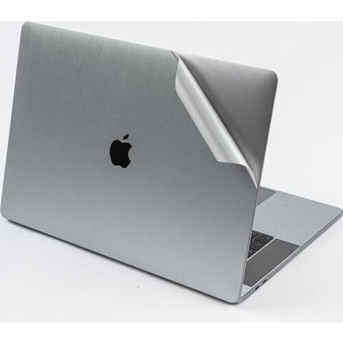 Brushed Silver Black vinyl stickers laptop skin decals 12" 13.3" 14" 15.6"17"computer sticker for macbook Retina 15 /xiao mi