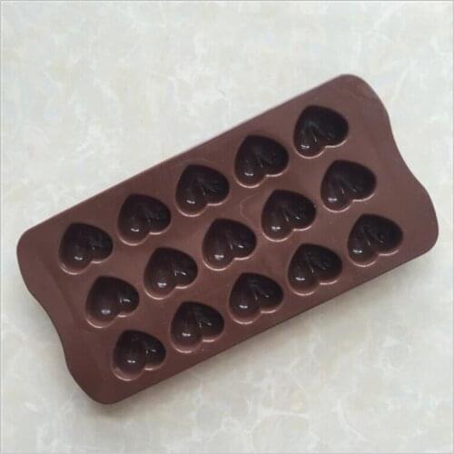 NHM 1 pcs Chocolate silicone mold 15 spoons chocolate silicone mold