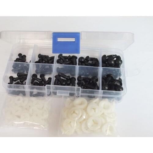 High quality 100Pcs/Set 5-9mm New Doll Eyes Plastic Safety Eye DIY For Teddy Bear Doll Animal Puppet Craft Toy Part