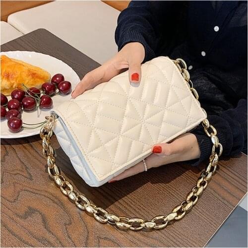 Wriufred New fashion trend style chain fortune bag single shoulder diagonal female crossbody bag for mobile phone makeup