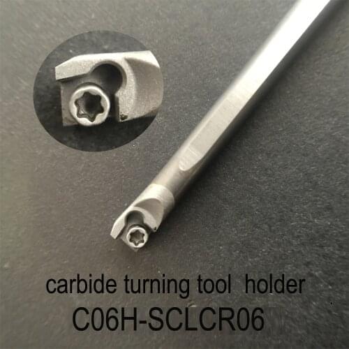C06H SCLCR SCLCR06 C06H-SCLCR06 Carbide Insert Turning Tool holder tungsten insert CCMT060204 CCMT CNC Lathe Tools Holder