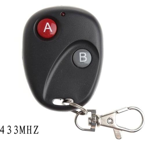 A&B Key DC12V Gate RF Wireless Remote Control Garage Door Transmitter 433MHz
