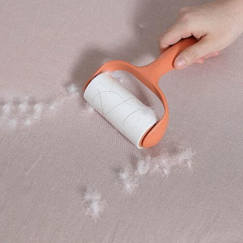 Roller Dust Cleaner Lint Sticking Roller for Clothes Pet Hair Cleaning Remover Household Dust Wiper Tools Replaceable Roller