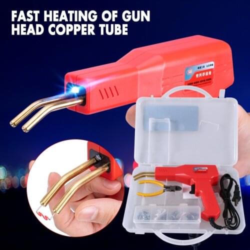 50W Car Bumper Repairing Welding Tool Handy Plastics Welders Garage Tools Hot Staplers Machine Staple PVC Repairing Machine