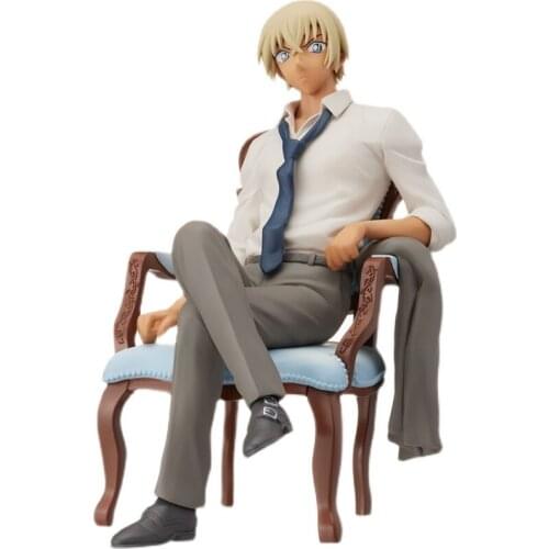 100% Original Sega DetectiveConan Figure Toru Amuro Chair Figure Anime Figure Action Figure
