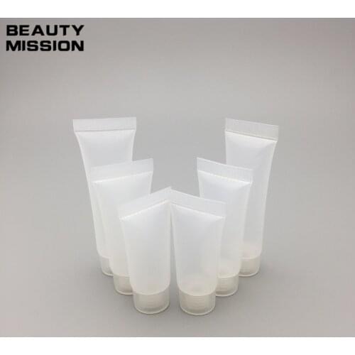 100pcs 5ml/10ml/15ml Small Sample Packaging Contanier Empty Plastic Cosmetic Lotion Emulsion Cream Soft Tubes with Screw Caps