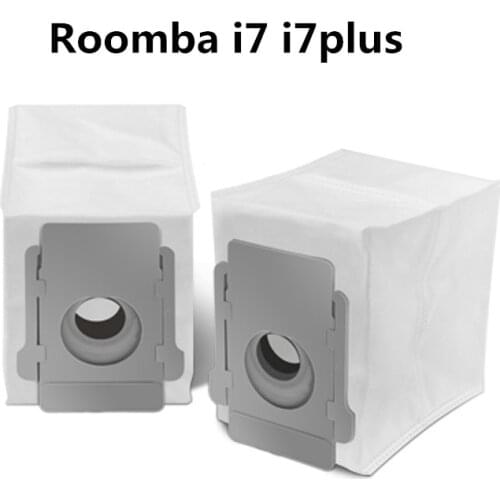 2pcs Washable Accessories Replacement Dust bag For irobot Roomba i7 i7 Plus + i7P E5 E6 Roombai7 Robot Vacuum Cleaner Parts Kits