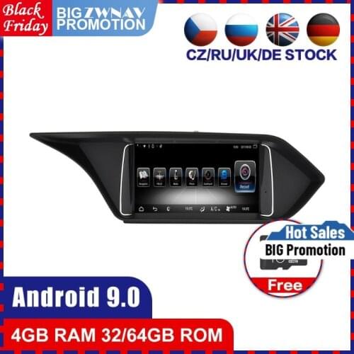 4+64 Android 9.0 Car Stereo DVD Player GPS Glonass Navi for MERCEDES-BENZ E W212 2009-2016 Audio Video Multimedia Radio headuint