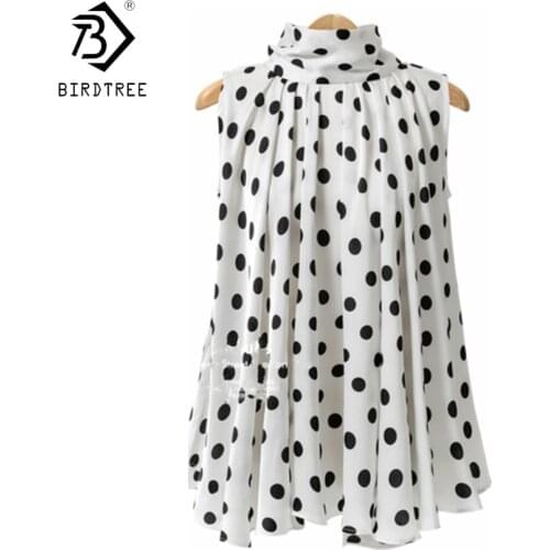 2018 Fashion Spring Womens Blouses&Shirt Chiffon Female Casual Style Clothings Flare Sleeve Stand Collar Ruffles Tops T85421Y