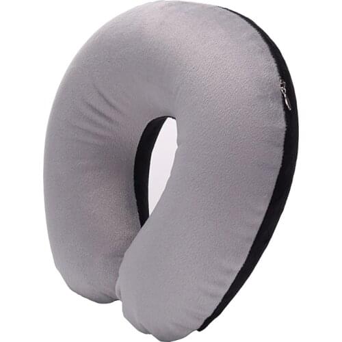 Travel Inflatable Pillow Pvc Plush Pillowcase Foam Bed Orthopedic Pillow For Neck Pain Sleeping Body Neck Care Home Textile