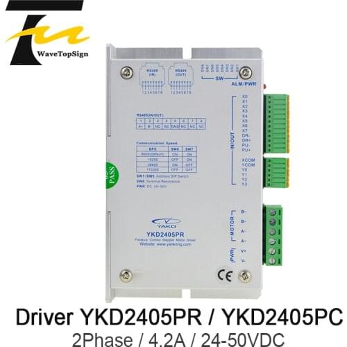2Phase Bus Type Digital Stepper Motor Driver YKD2405PR YKD2405PC YKD2405R Input 24V-80VDC Match Motor 86Series Interface RS-485