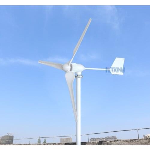 1000w MAX POWER 1050W horizontal wind turbine generator 24v48v out put with wind charge controller for home use
