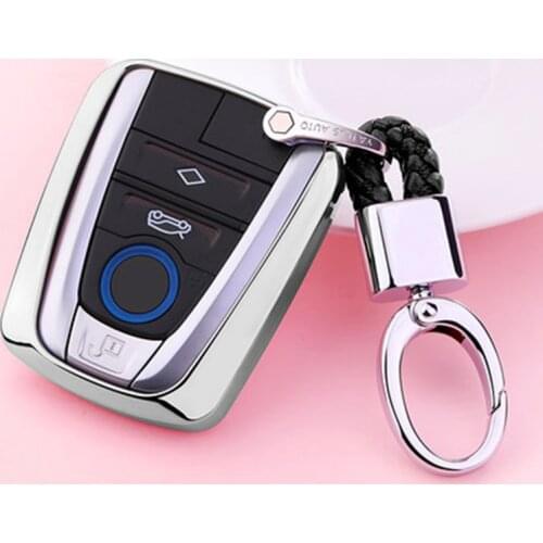 Hot Sale Fashion Soft TPU Car Key Case Cover For BMW I3 I8 Series 2014 2016 2017 Auto Key Shell Bag Keychain Protect Accessories