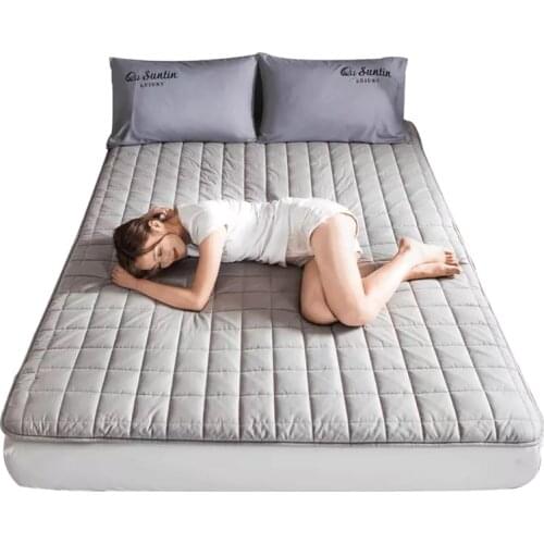 Cotton Washed Fold Cotton Tatami Mattress Double Single Student Dormitory Bed Mattress Topper Tatami Super Warm Mat With Straps