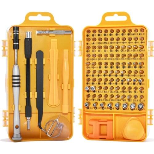 Screwdriver Set Precision Torx Hex Screw Driver Bit Kit Magnetic Bits 110 In 1 Multitools Repair Camera Phone Clock Hand Tools