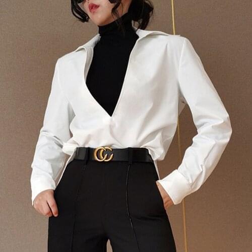 NO1 Mafia White Blouses