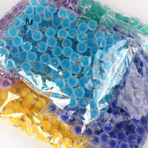 New Style Mix Colors Acrylic16mm Bottle Frosted Bead Pendant DIY Jewelry Decoration Supplies 20Pcs