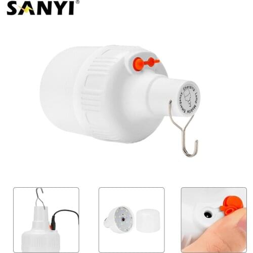 Portable Lantern Hanging Tent Lamp 14 LEDs Bulb Rechargeable Night Light for Outdoor Fishing Work Camping Emergency Lighting