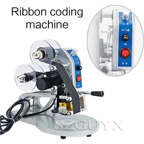 Direct thermal ribbon coding machine Multifunctional bag carton printer Manual production date coding machine