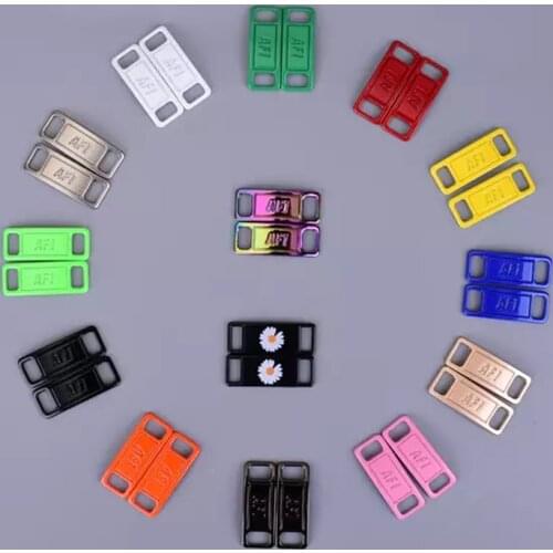 Air Force One Shoelace Buckle Metal Shoelaces AF1 Shoe Accessories Metal Lace Lock Sneaker Kits Metal Lace Buckle