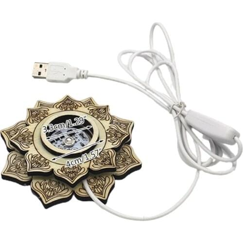 LED Luminous Base Light Crystal Glass Transparent Objects Display Lotus Shaped Base Stand Base for c.cktail Bar Supplies LX9C