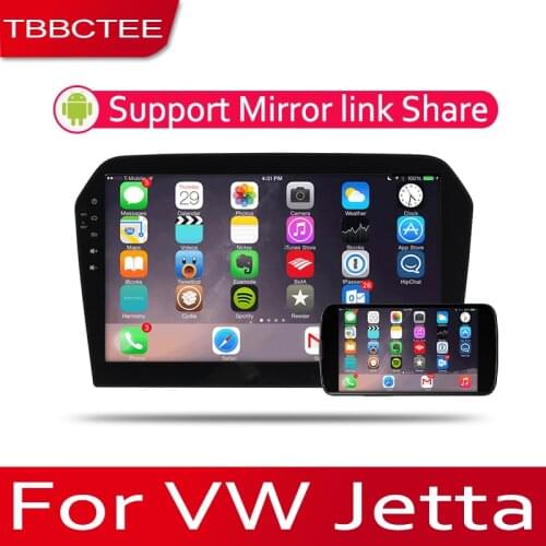 TBBCTEE 10.2 HD 1080P IPS LCD Screen Android 8 Core For Volkswagen VW Jetta 2013~2015 Car Radio BT 3G4G WIFI AUX USB GPS Navi