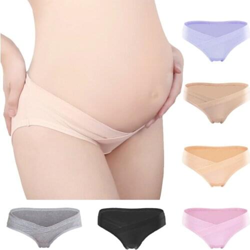 6pc Cotton Low Waist Maternity Underwear Pregnancy Panties Briefs For Pregnant Women UnderPants Intimates Maternity Panties
