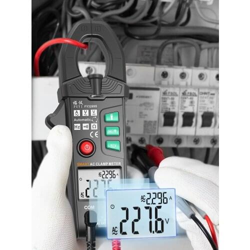 FUYI FY3269S/X Intelligent Clamp Meter Automatic Range True RMS High Precision NCV Capacitance Digital Clamp Meter