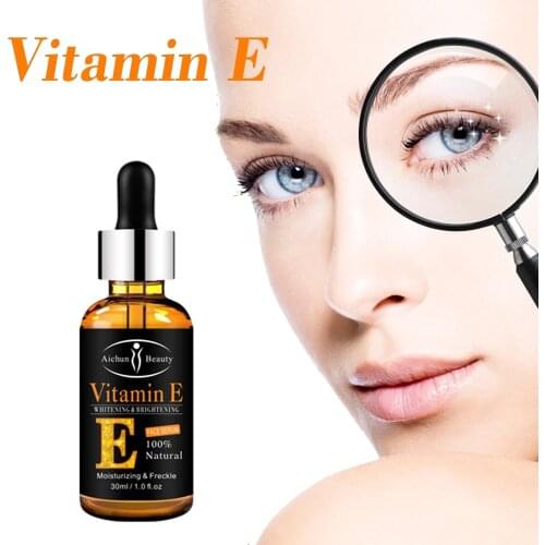 30ml Vitamin E Eye Serum Lasting Moisturizing Fades Dark Circle Whitening Eye Essence Anti Wrinkle Anti Aging Skin Care Product