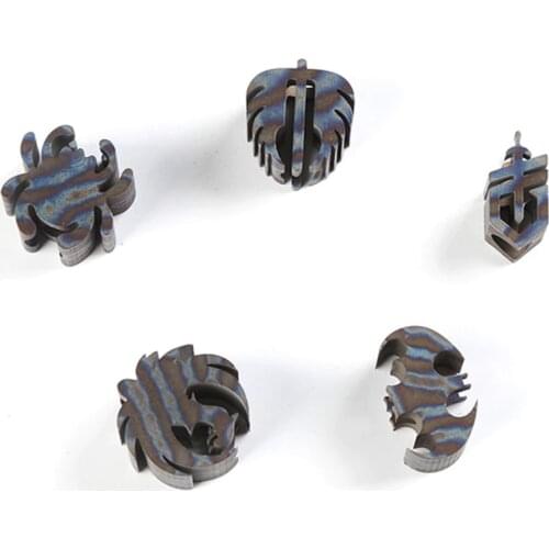 MAGIC Beads for knife lanyard Made tc4 Titanium camping Utilities EDC Multifunction outdoor Accessories knife pendant tools