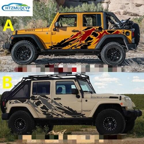 Car personalized custom modified stickers FOR Jeep Wrangler off-road appearance decorative decals