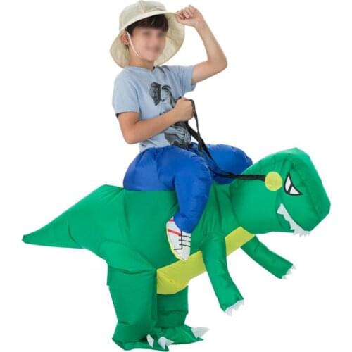 Halloween Dinosaur Cosplay Costumes Kids Inflatable Dinosaur Costume Fancy Dress Child Halloween Animals Performance Costume