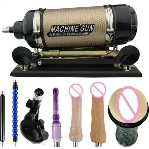 FREDORCH Vibrator Sex Machine with Male Masturbator Cup and 3 Dildos Automatic Love Machines Gun for Women and Men Sex Toys