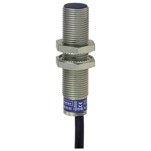 XS612B1NAL2 Inductive sensor XS6 M12 - L54mm - brass - Sn4mm - 12..48VDC - cable 2m