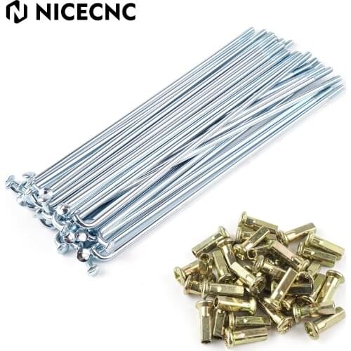 Wheel Spoke Set for Honda 17'' SS50 C70 CL70 CT90 CT110 C110 CD70 w/ 36 hole hub Rear Spoke Nipple Set