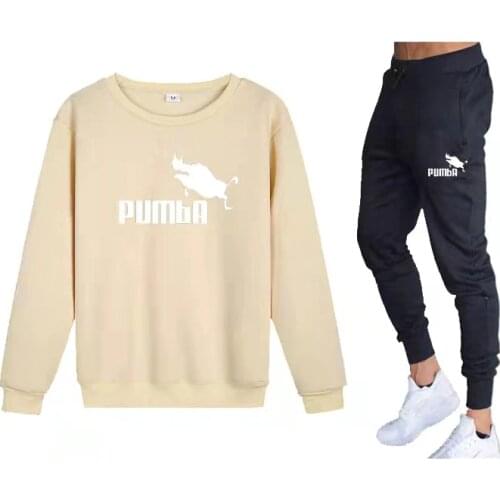New Men Hoodie Set Tracksuit Sweatshirt Sets Cotton Hoodie + Sweatpants Jogging Homme Pullover Sweatsuit for men Suits