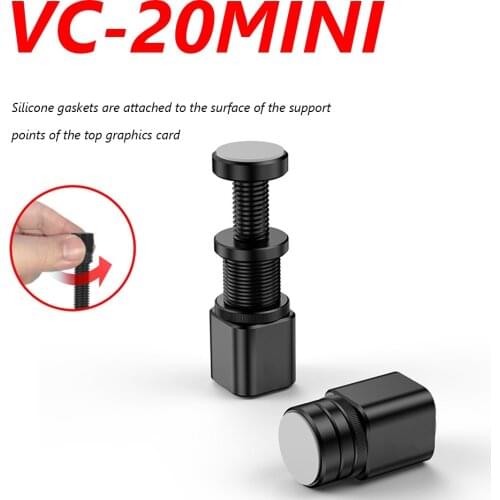 MINI Screw Bracket Graphics Card Support Frame Video Card Holder Bracket Desktop Accessories for ITX + MATX VC-20